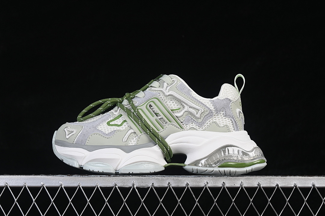 Unbranded [G25X3232B]-[STAR STYLE LACE UP CASUAL LIFE SHOES GREEN/GREY/WHITE]-[WOMAN:35-39]-[MAN:40], photo 1