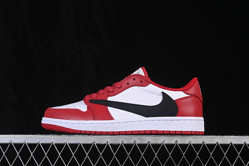 Jordan TRAVIS SCOTT AIR Jordan 1 LOW OG WHITE/RED/BLACK · DM7866-101, photo 1