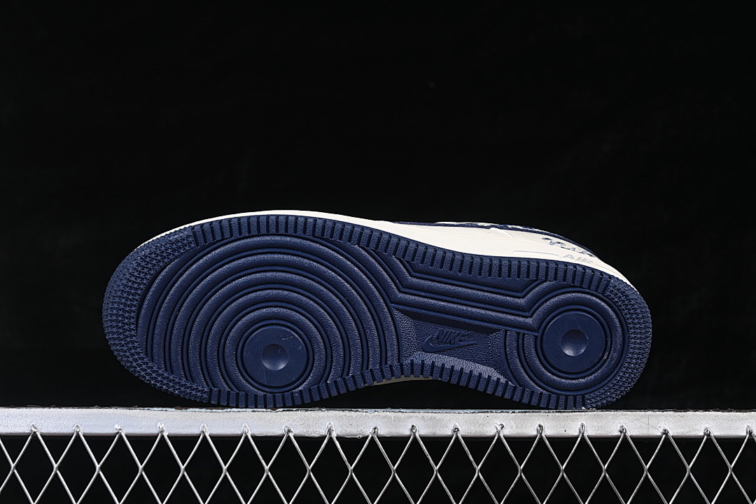 Nike [NH0601-580]-[AIR FORCE 1 07 LOW CASUAL SHOES NAVY BLUE/GREY/BEIGE]-[WOMAN:36-39]-[MAN:40-45] - Image 14