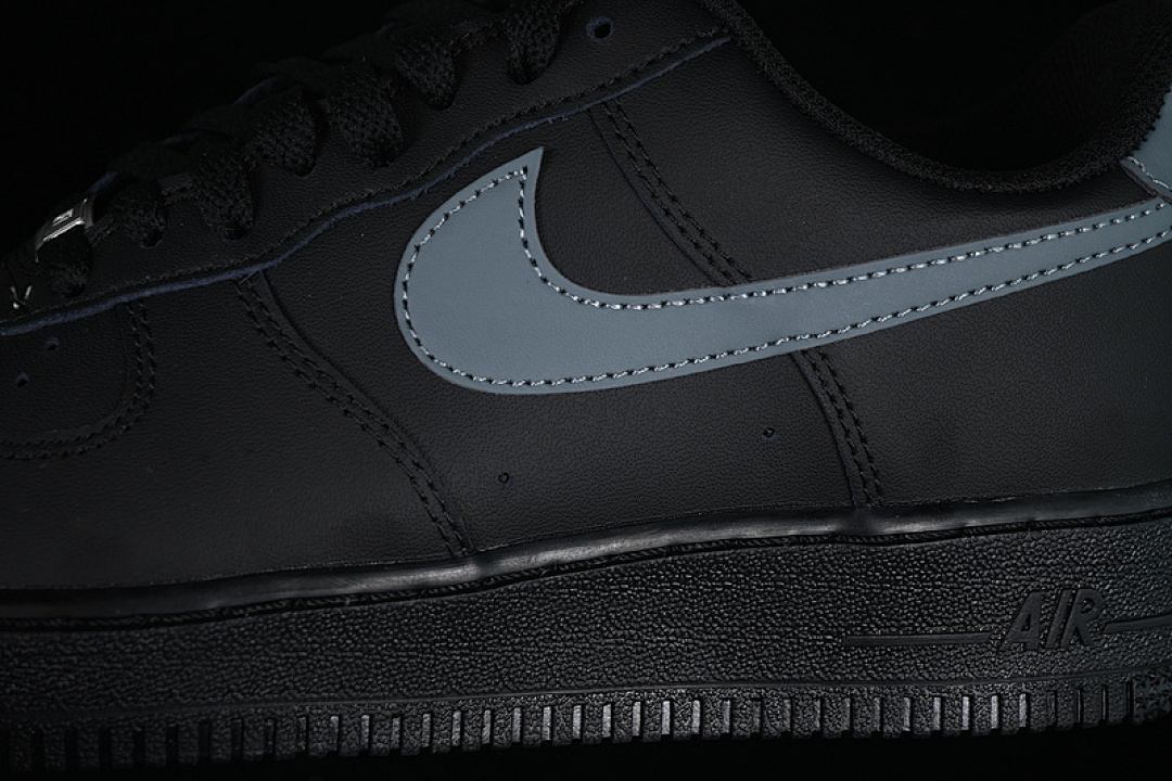 Nike [FJ4146-003]-[AIR FORCE 1 07 LOW BLACK/COOL GREY]-[WOMAN:35.5-39]-[MAN:40-45] - Image 8