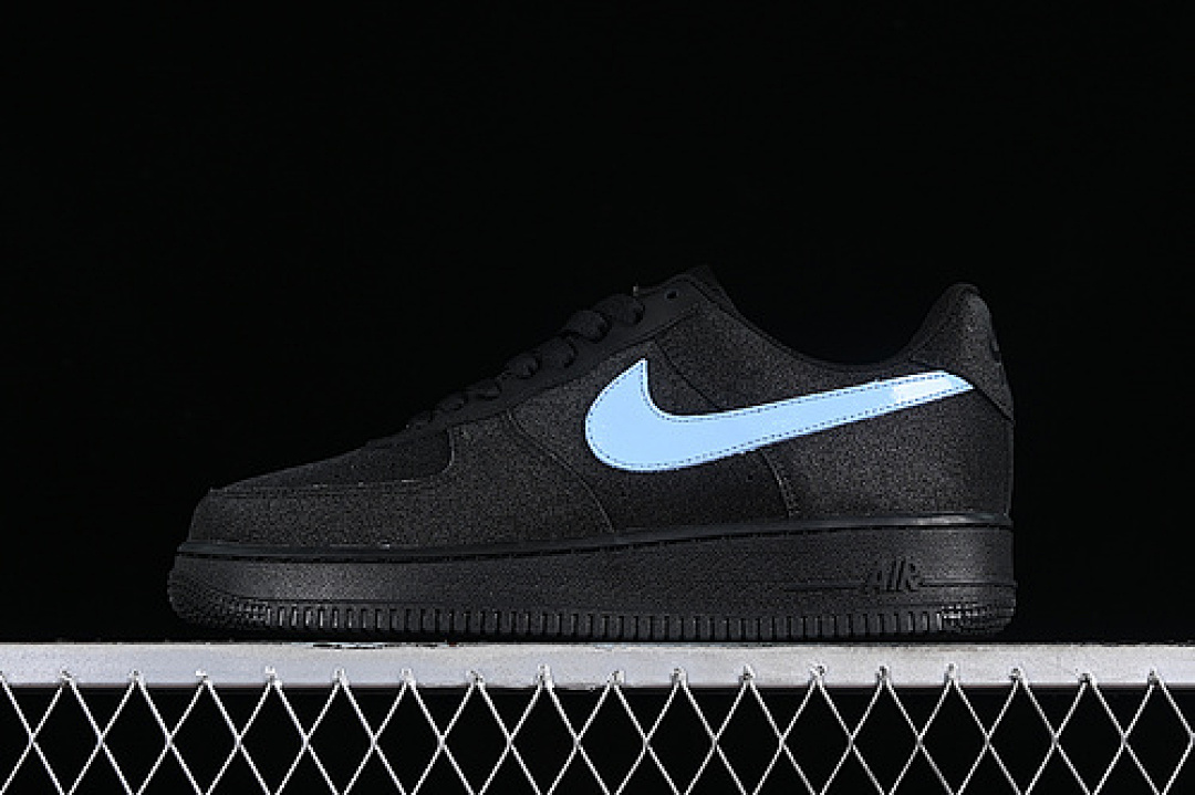 Nike [CW2288-012]-[AIR FORCE 1 07 LOW BLACK/BLUE]-[WOMAN:36-39]-[MAN:40-45], photo 1