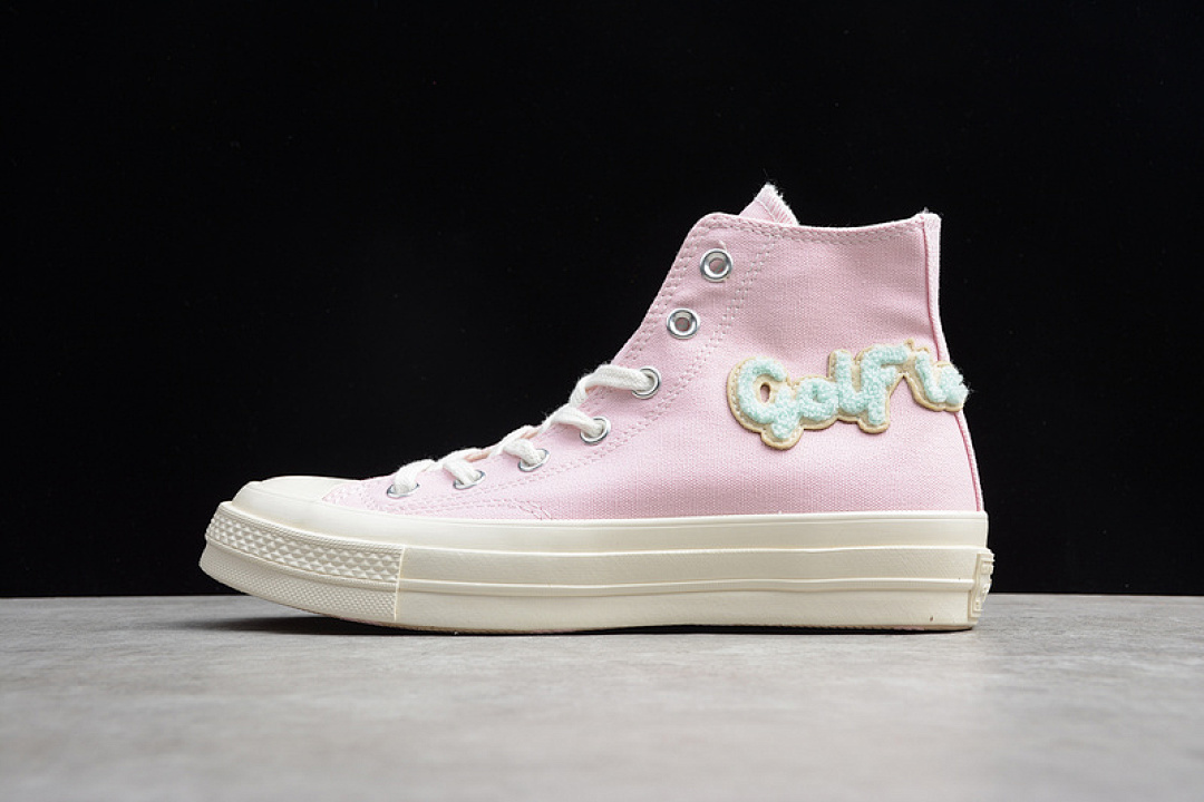 Converse [167478C]-[CHUCK TAYLOR 70S X GOLF LE FLEUR CHENILLE PINK/WHITE]-[UNISEX:35-44], photo 1