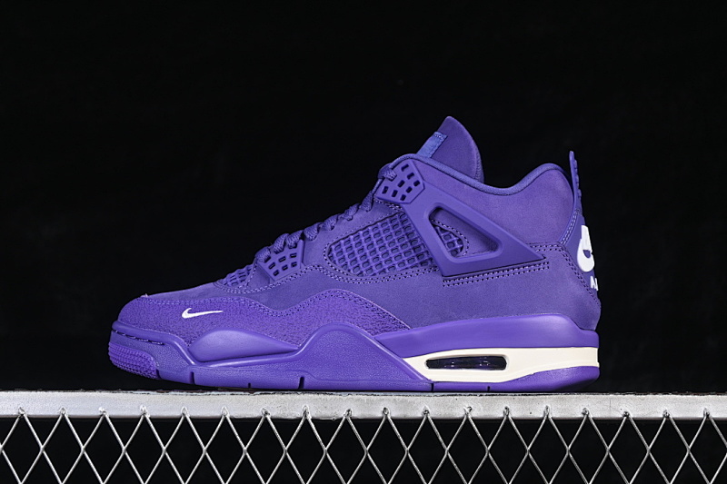Jordan NIGEL SYLVESTER X AIR Jordan 4 RETRO AJ4 PURPLE/WHITE · HF4340-500, photo 1