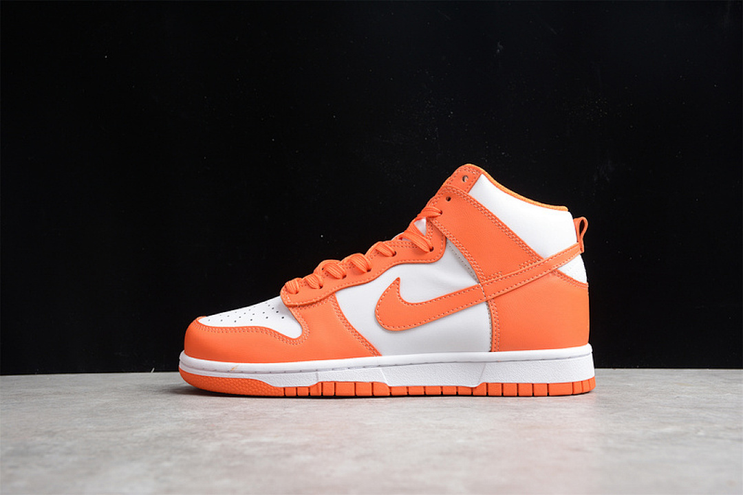 Nike SB DUNK HIGH SP SYRACUSE 2021 WHITE/WHITE/ORANGE BLAZE · DD1399-101, photo 1