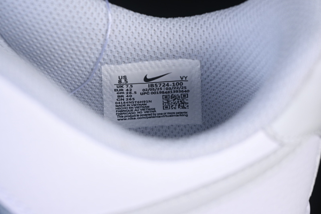 Nike [IB5724-100]-[AIR FORCE 1 07 LOW WHITE/BLUE]-[WOMAN:36-39]-[MAN:40-45] - Image 6