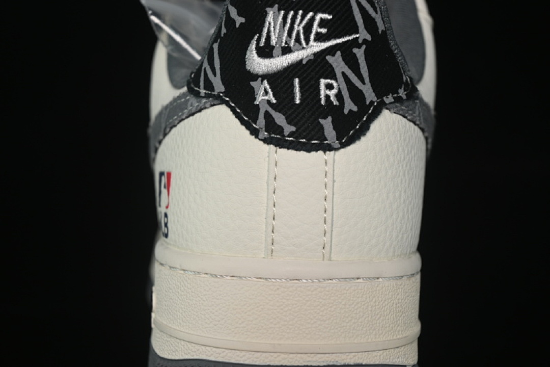 Nike [QW5606-264]-[AIR FORCE 1 07 LOW MLB OFF WHITE/GREY/RED/BLUE]-[WOMAN:36-39]-[MAN:40-45] - Image 7