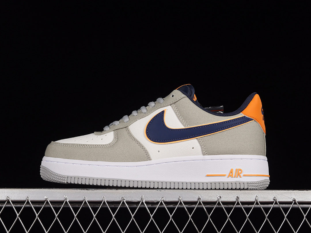 Nike [DG2296-021]-[AIR FORCE 1 LOW 07 WHITE/LIGHT GREY/NAVY BLUE]-[WOMAN:36-39]-[MAN:40-45], photo 1