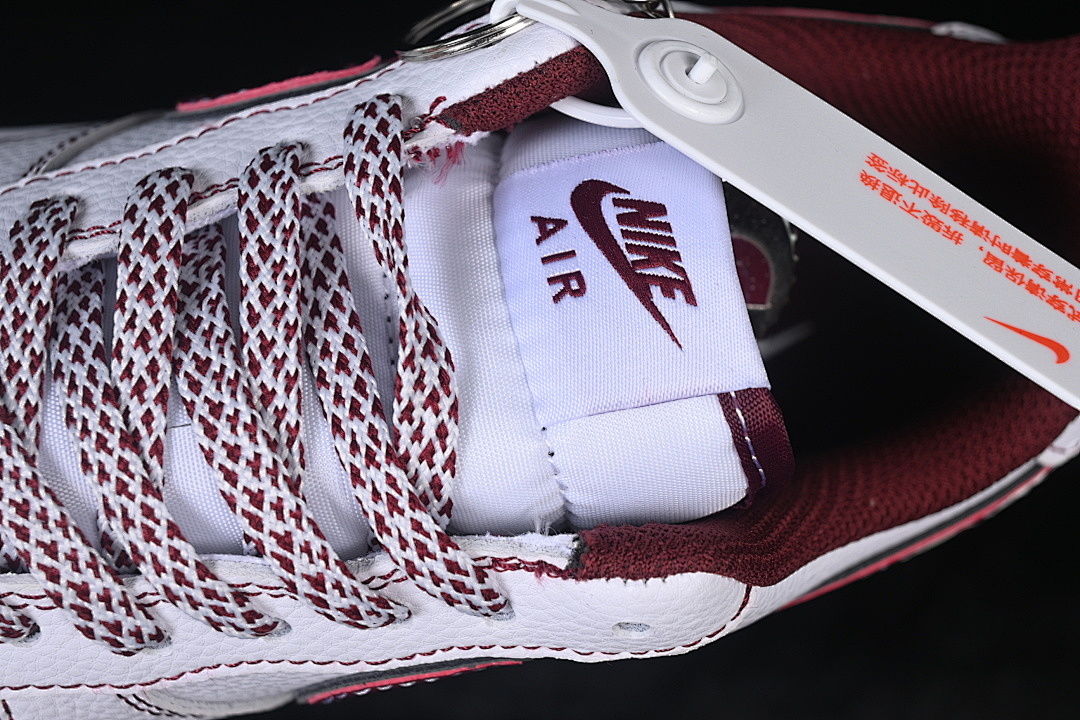 Nike [SU2305-141]-[AIR FORCE 1 07 LOW CASUAL SNEAKERS WINE RED/WHITE]-[WOMAN:36-39]-[MAN:40-45] - Image 8