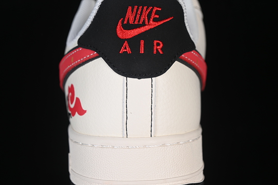 Nike [MZ9588-830]-[AIR FORCE 1 07 LOW WHITE/RED/BLACK/WHITE]-[WOMAN:36-39]-[MAN:40-45] - Image 7