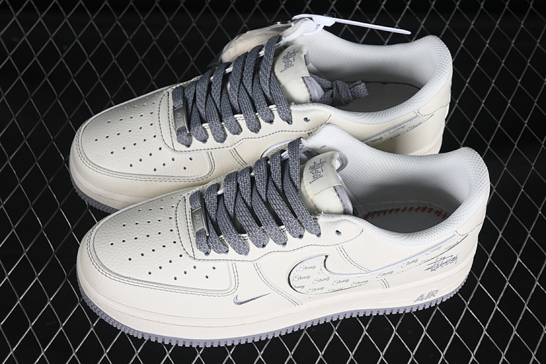 Nike [HH7518-041]-[AIR FORCE 1 07 LOW WHITE/GREY]-[WOMAN:36-39]-[MAN:40-45] - Image 11