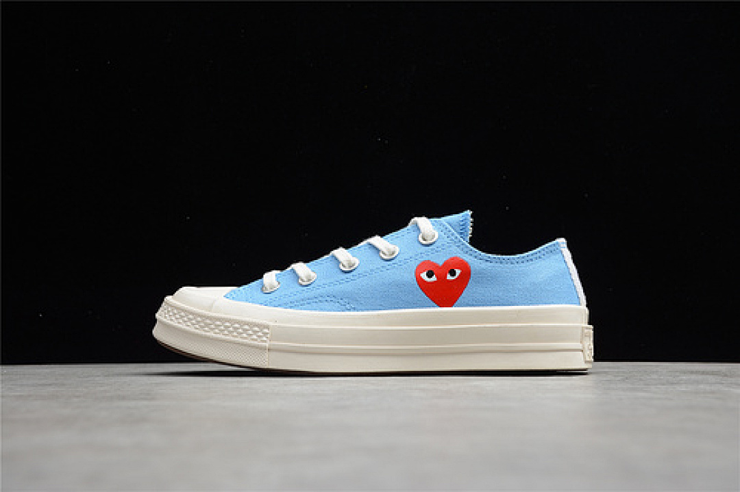 Converse Converse COMME DES GARÇONS PLAY X CHUCK TAYLOR ALL-STAR 70S LOW BRIGHT BLUE/RED/WHITE · 168303C, photo 1