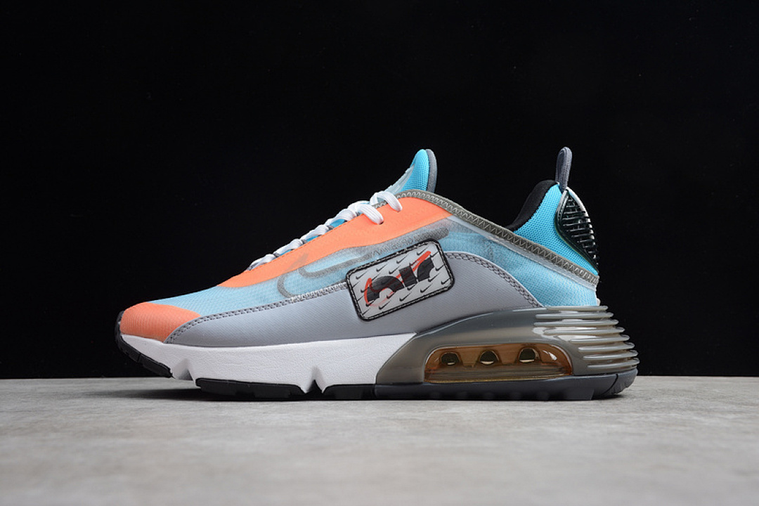 Unbranded [C07630-400]-[AIR MAX 2090 LIGHT GREY/BLUE/ORANGE]-[WOMAN:36-39]-[MAN:40-45], photo 1