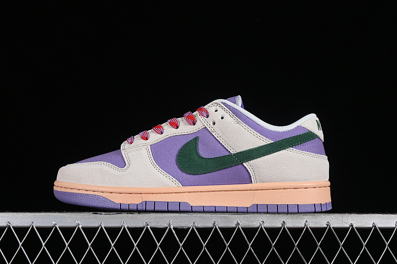 Purple Nike SB DUNK LOW PURPLE/GREY/GREEN/RED · HF5030-030, photo 1