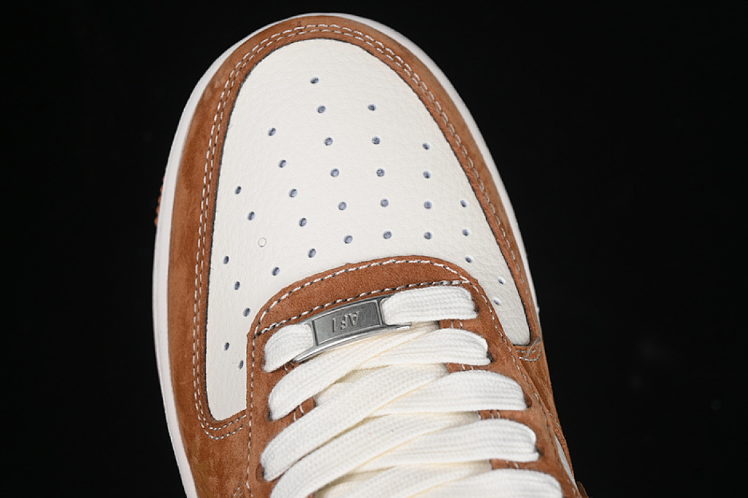 Nike [DM6688-025]-[AIR FORCE 1 07 LOW SUPREME WHITE/BROWN/GREEN/RED]-[WOMAN:36-39]-[MAN:40-45] - Image 10