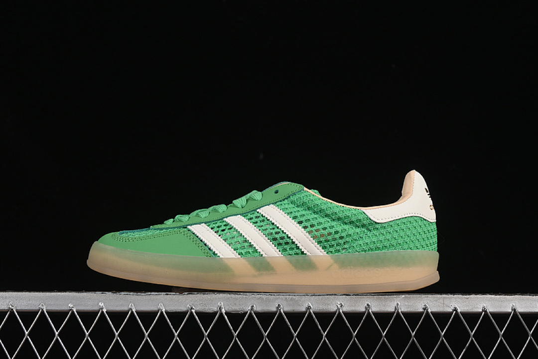 Off-White Adidas ORIGINALS GAZELLE INDOOR ENERGY GREEN/OFF WHITE/MAGIC BEIGE · JH5417, photo 1