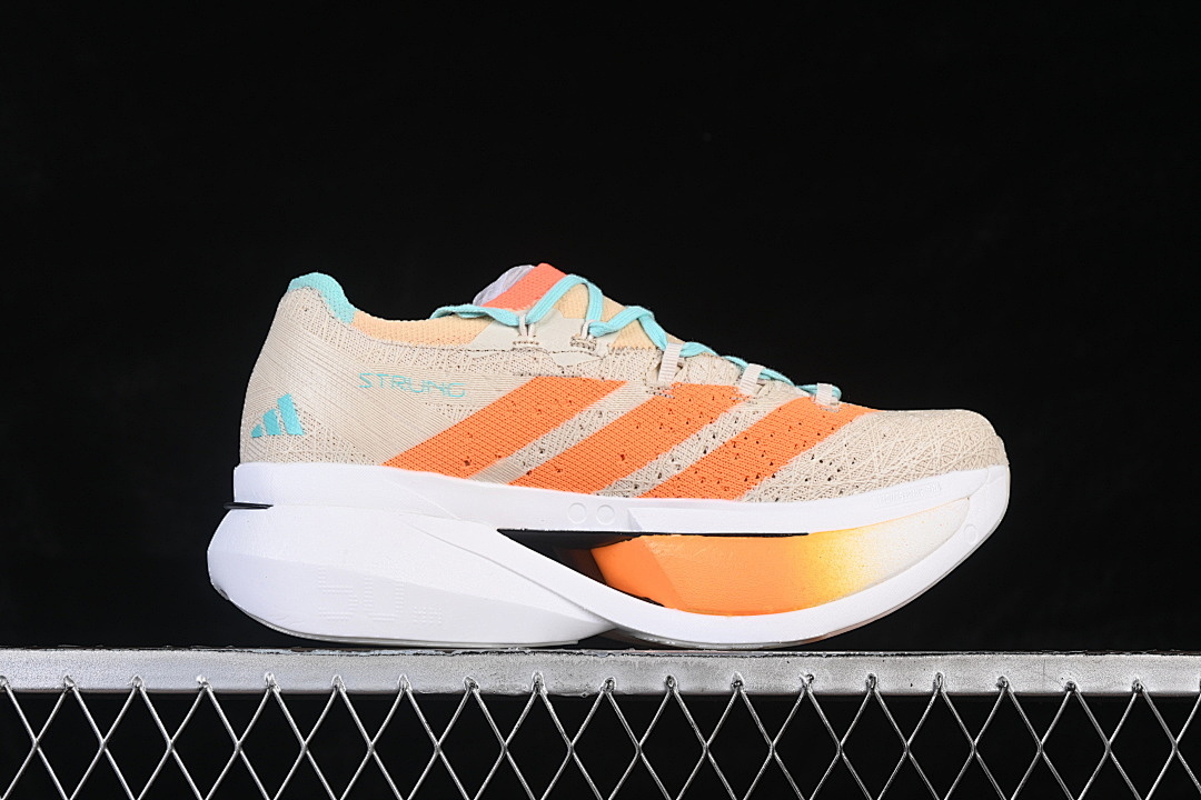 Adidas [JQ0616]-[PRIME X 3.0 STRUNG RUNNING SHOES ORANGE/WHITE/WHEAT/BLUE]-[WOMAN:36-39]-[MAN:40-45] - Image 15