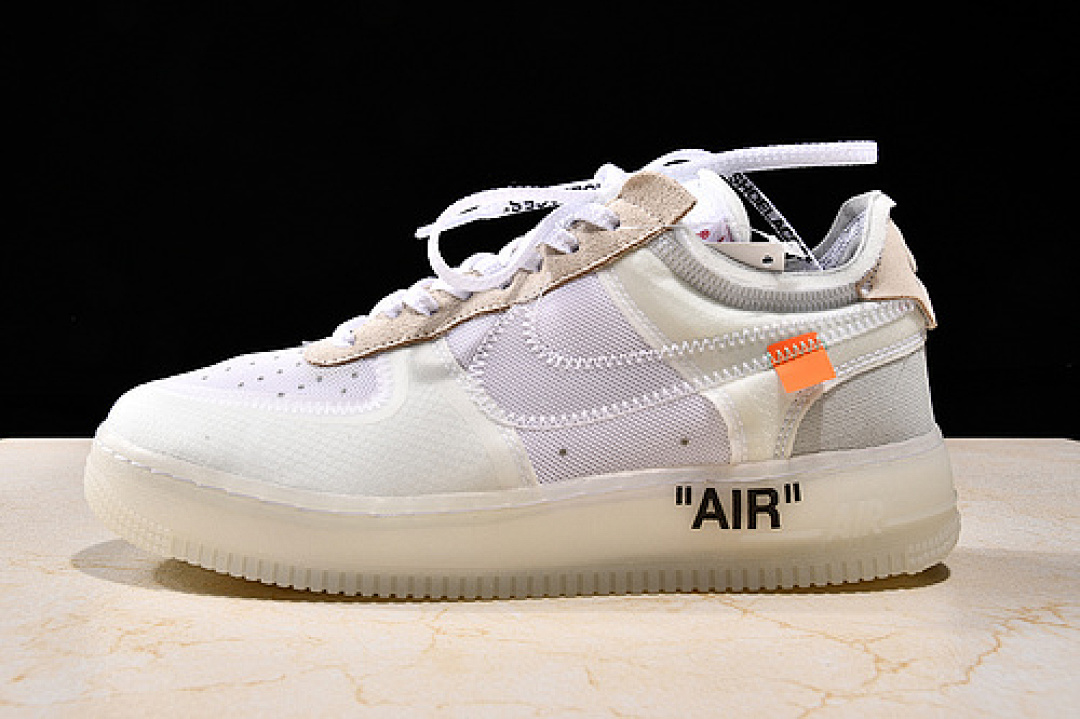 Nike Nike OWF THE TEN AIR FORCE 1 LOW X OFF WHITE WHITE · AO4606-100, photo 1