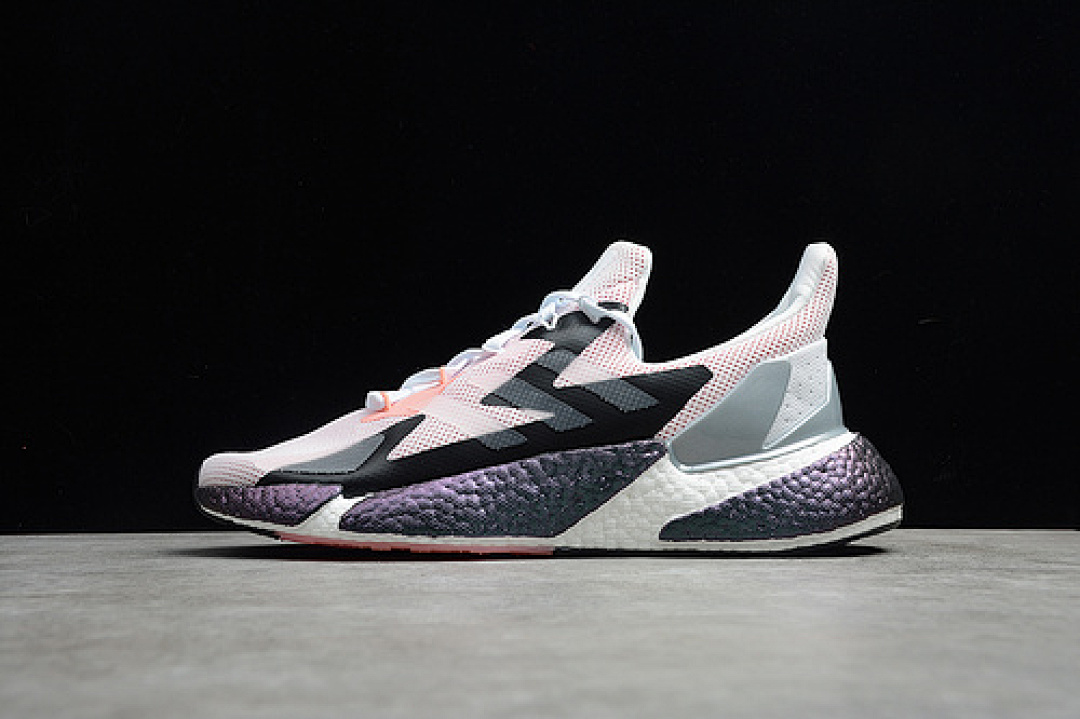 X9000L4 RUNNING SHOES GLOW PINK/CRYSTAL WHITE/SILVER METALLIC · FW9318, photo 1