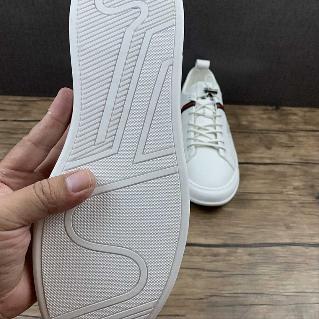 Gucci [GU*CCI ACE EMBROIDERED LOW-TOP SNEAKER WHITE/WHITE/GREEN-BLACK]-[MAN:38-44] - Image 4
