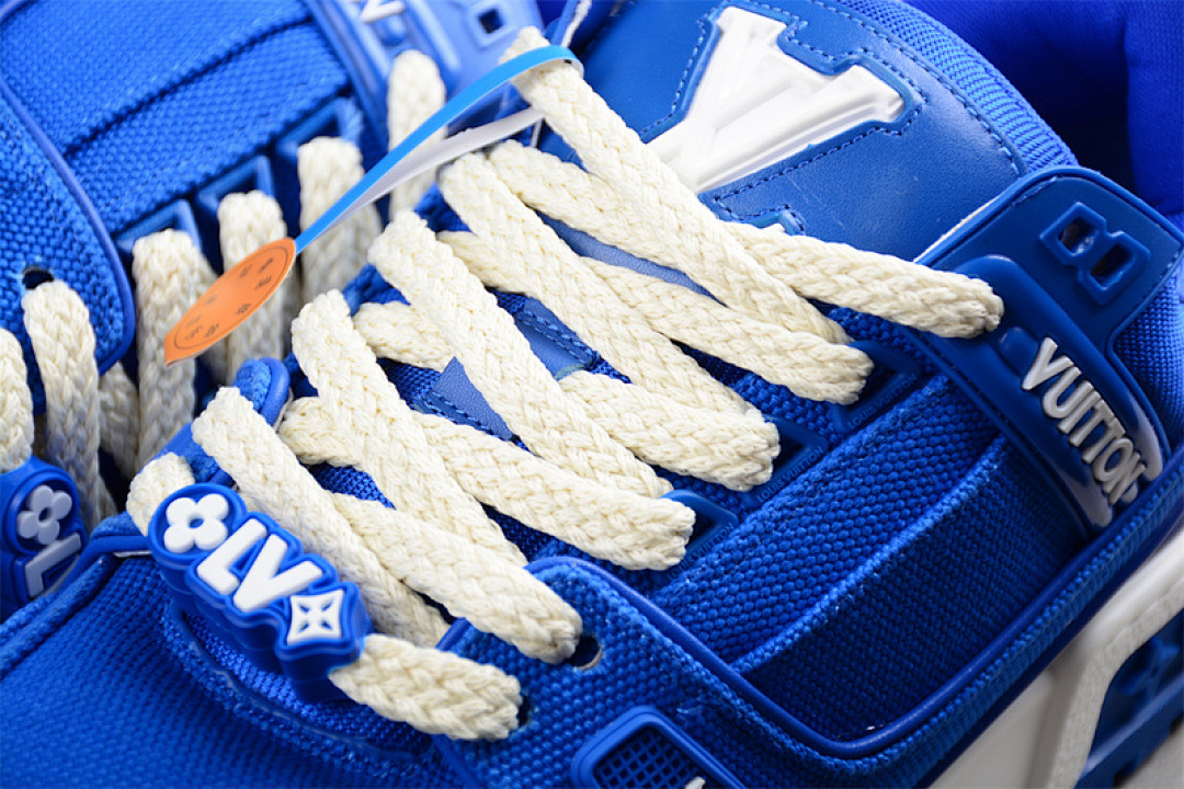 Louis Vuitton [L*V TRAINER MAXI WHITE/BLUE]-[WOMAN:35-39]-[MAN:40-45] - Image 8