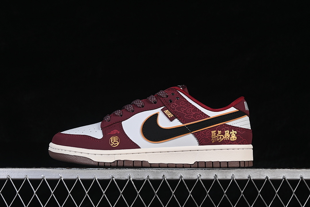 Unbranded [QW5288-108]-[SB DUNK LOW LOW-TOP CASUAL SKATE SHOES WHITE/BROWN]-[WOMAN:36-39]-[MAN:40-45], photo 1