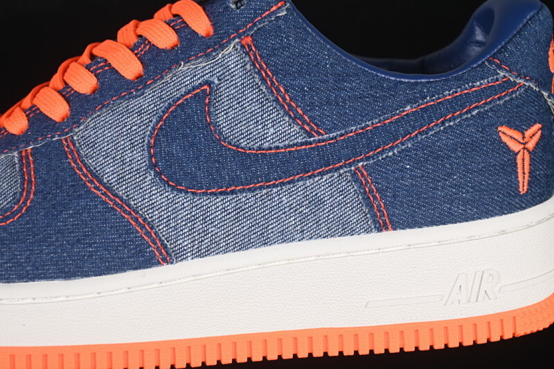 Nike [CW2288-111]-[AIR FORCE 1 07 LOW BLUE/ORANGE/WHITE]-[WOMAN:36-39]-[MAN:40-45] - Image 8