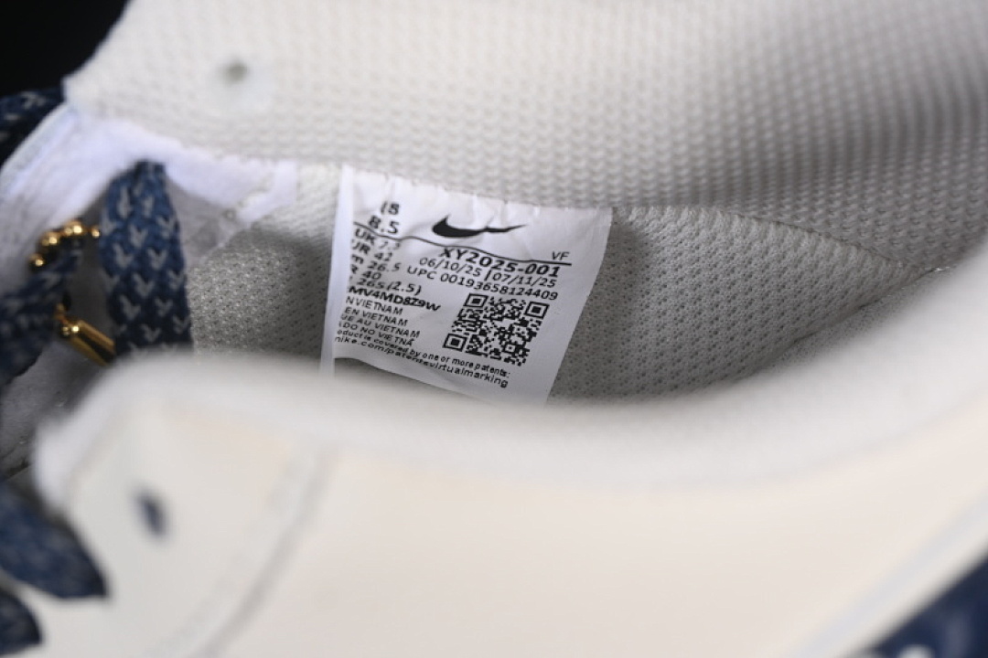 Nike [XY2025-001]-[AIR FORCE 1 07 LOW SUPREME BEIGE/BLUE]-[WOMAN:36-39]-[MAN:40-45] - Image 6