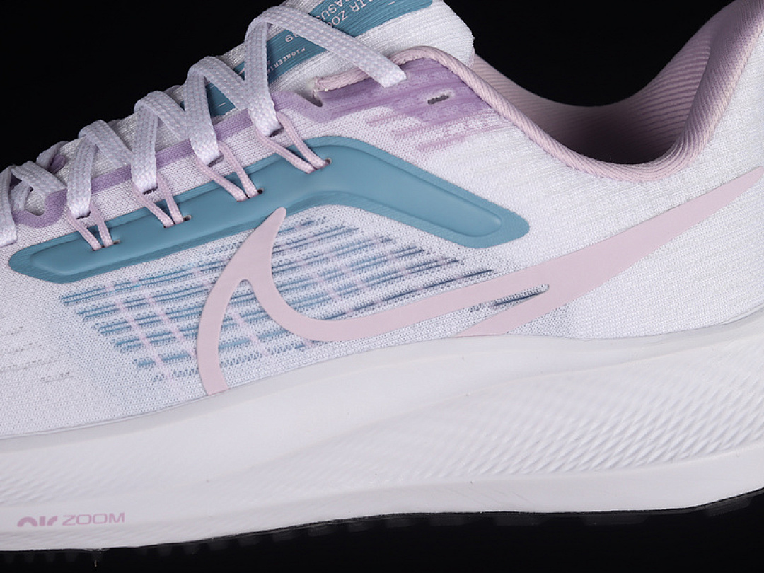 Nike [DZ4445-100]-[AIR ZOOM PEGASUS 39 WHITE/CERULEAN/BLACK/DOLL]-[WOMAN:36-39]-[MAN:40-46] - Image 7