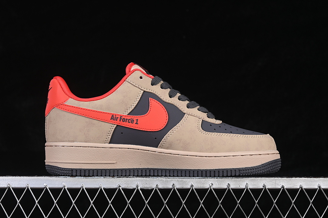 Nike [KD1688-002]-[AIR FORCE 1 07 LOW MOCHA BROWNISH/RED]-[WOMAN:36-39]-[MAN:40-45] - Image 16