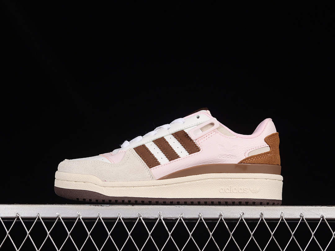 Unbranded [GY6783]-[FORUM 84 LOW SHOES CLOUD WHITE/LIGHT PINK/DARK BROWN]-[WOMAN:36-40], photo 1