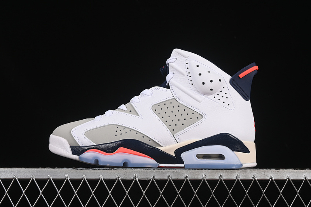 Jordan AIR Jordan 6 RETRO TINKER WHITE/GREY/BLUE/RED · 384664-104, photo 1