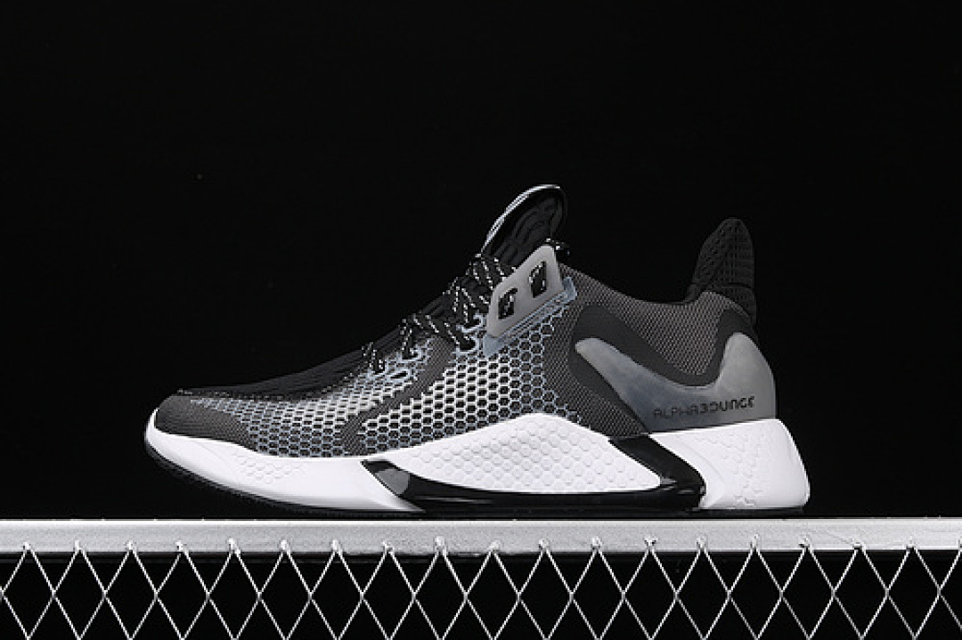 Unbranded [CG5582]-[ALPHABOUNCE INSTINCT SHOES CORE BLACK/GREY/WHITE]-[WOMAN:36-39]-[MAN:40-45], photo 1