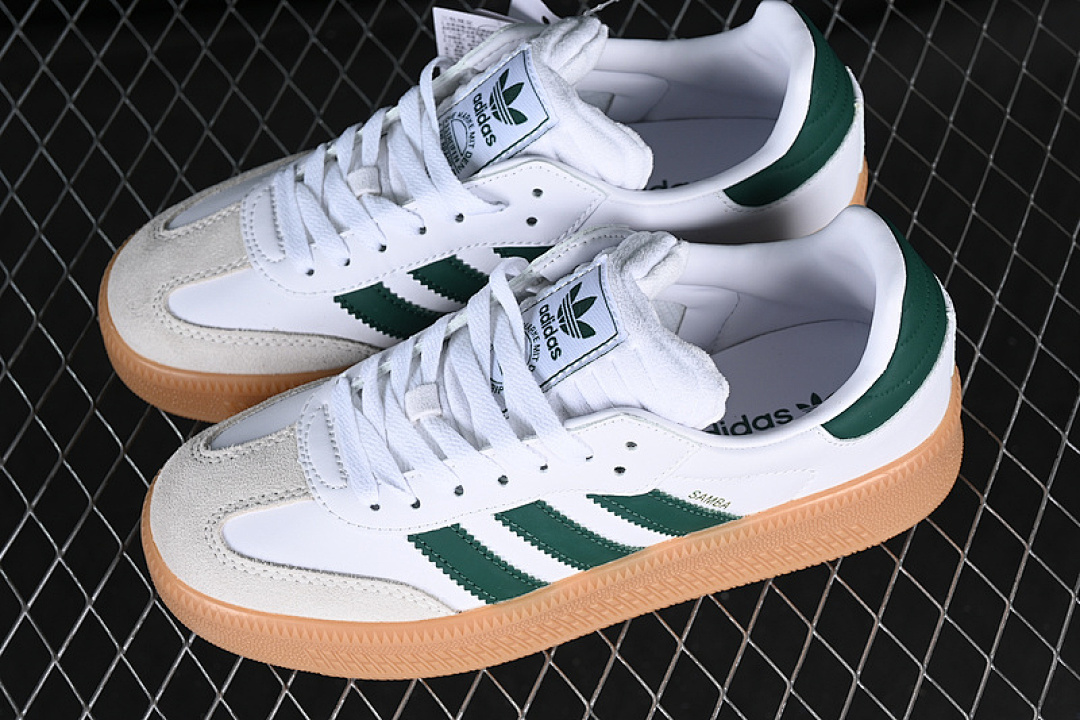 Adidas [IE1373]-[SAMBA XLG WHITE/GREEN/BROWN]-[WOMAN:36-39]-[MAN:40-45] - Image 11