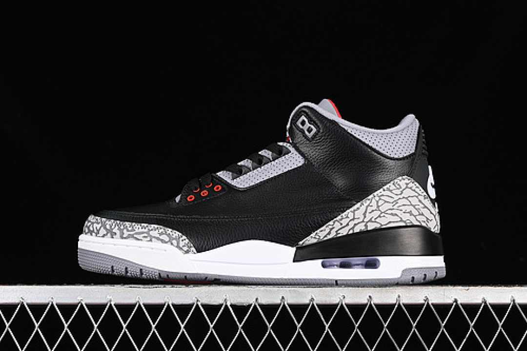Jordan [DN3707-010]-[AIR JORDAN 3 BLACK CEMENT BLACK/FIRE RED/CEMENT GREY/SAIL]-[UNISEX:36-47.5], photo 1