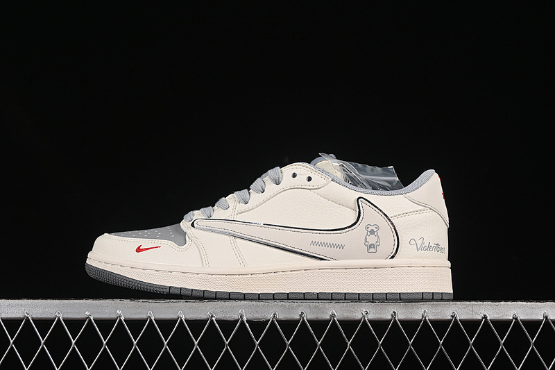 Jordan TRAVIS SCOTT X FRAGMENT DESIGN AIR Jordan 1 LOW OG SP WHITE/GREY · XS7089-527, photo 1