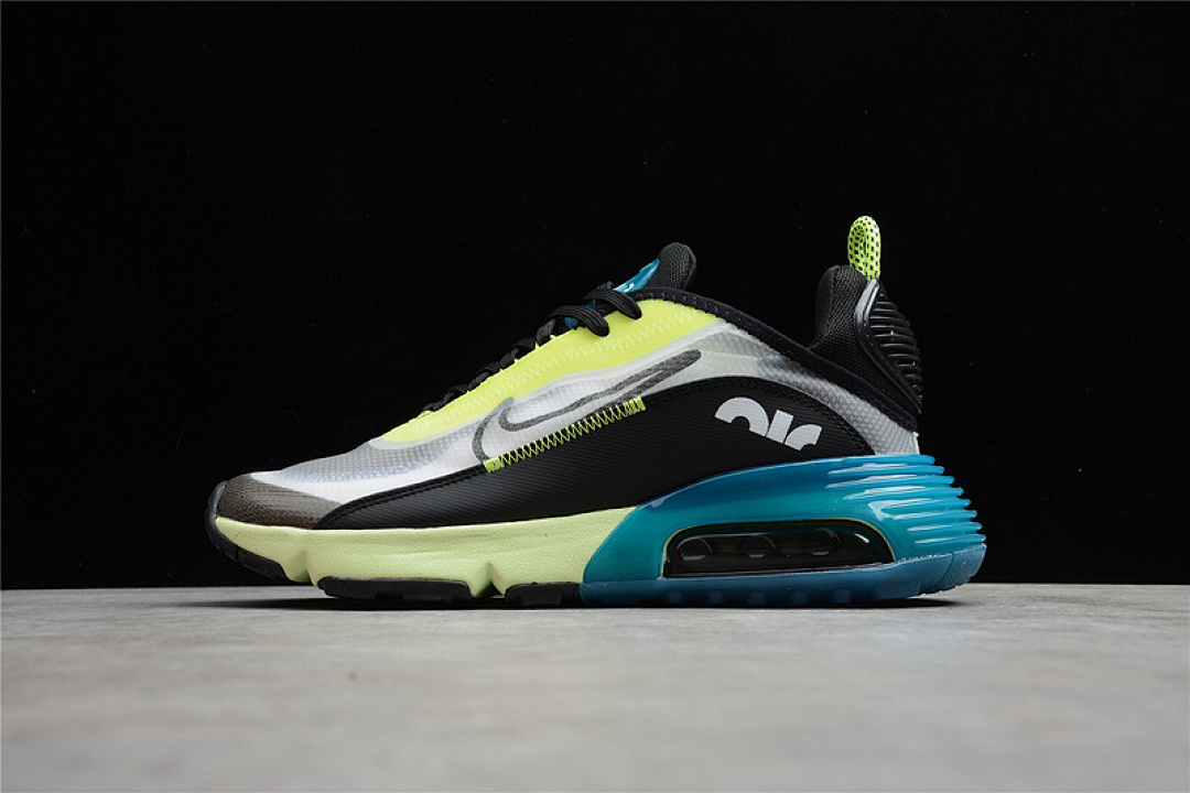 Nike AIR MAX 2090 WHITE/VOLT/VALERIAN BLUE/BLACK · BV9977-101, photo 1
