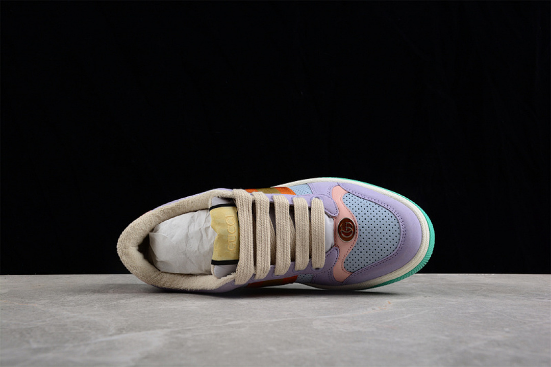 Gucci [GU*CCI ACE EMBROIDERED LOW-TOP PURPLE/MULTI-COLOR]-[WOMAN:35-40] - Image 13