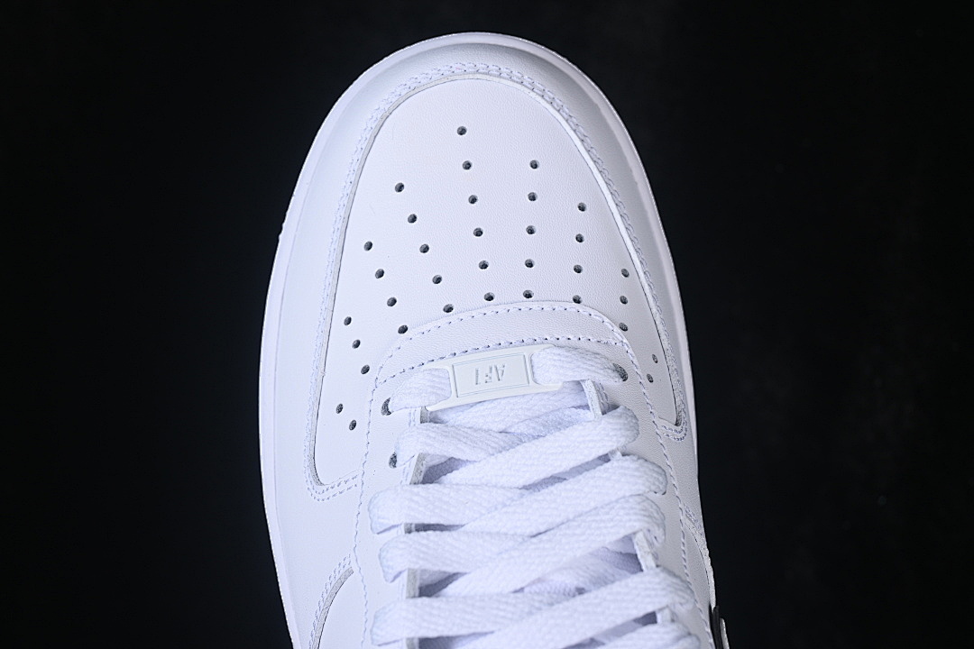 Nike [IO4226-102]-[AIR FORCE 1 07 LOW CASUAL SNEAKERS WHITE/NAVY BLUE]-[WOMAN:35.5-39]-[MAN:40-45] - Image 10