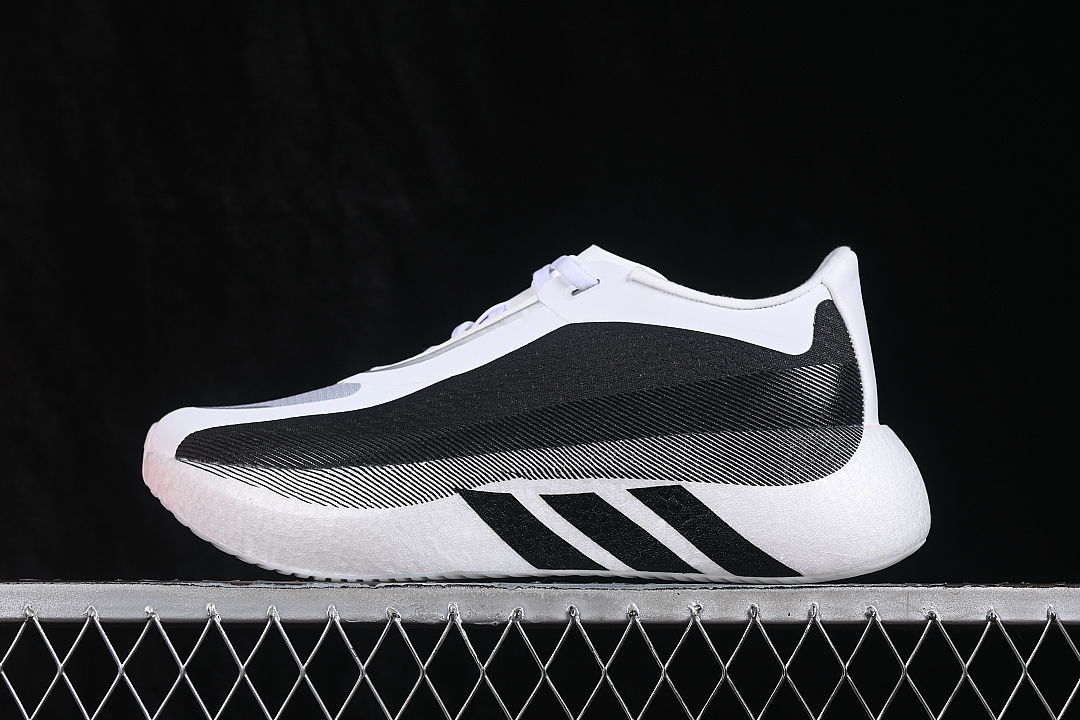 Unbranded [KI1990]-[HYPERBOOST EDGE M POPCORN RUNNING SHOES BLACK/WHITE]-[MAN:40-45], photo 1