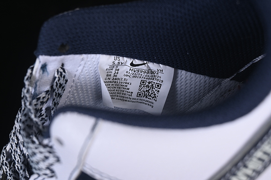 Nike [HV5999-002]-[AIR FORCE 1 07 LOW WHITE/BLACK]-[WOMAN:36-39]-[MAN:40-45] - Image 6