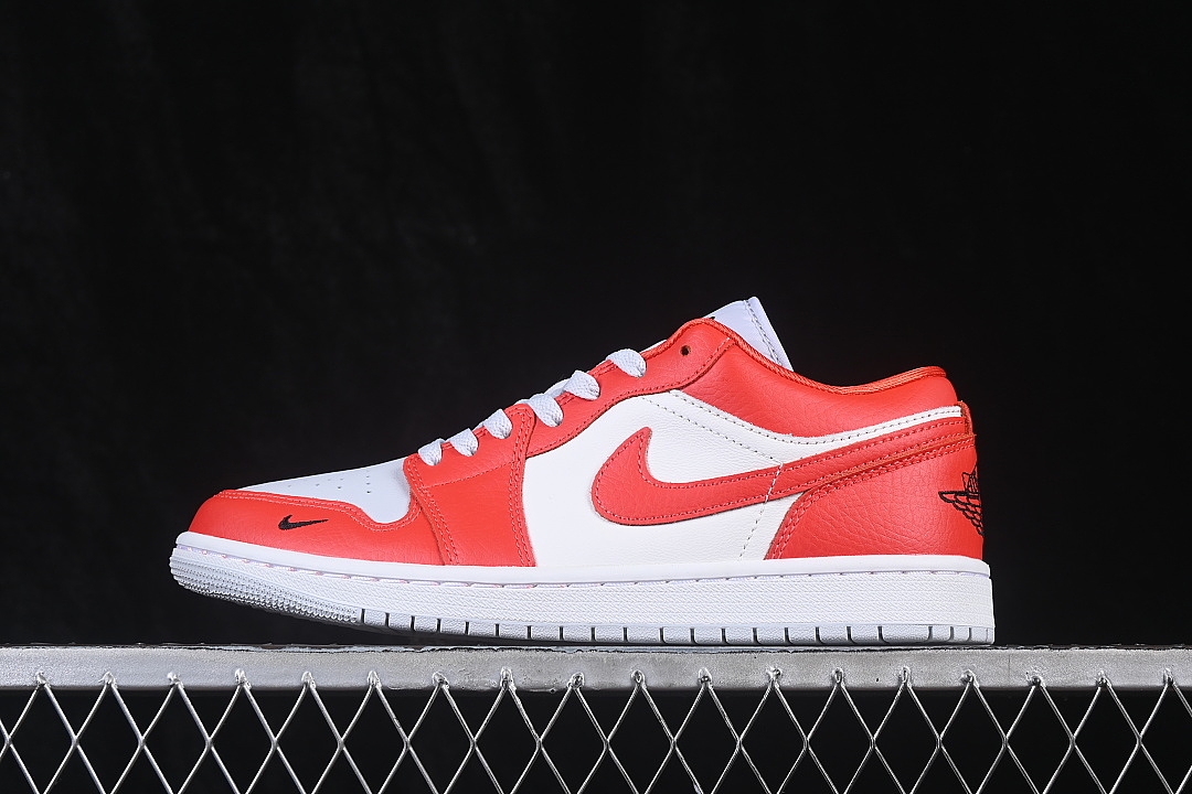 Jordan AIR Jordan 1 LOW AJ1 BASKETBALL SHOES RED/CHILE RED · II9813-600, photo 1