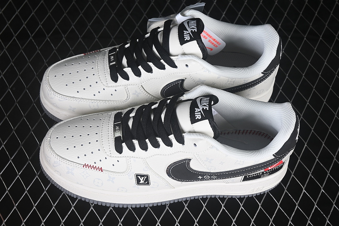 Nike [MM3399-838]-[AIR FORCE 1 07 LOW CASUAL SNEAKERS BLACK/WHITE]-[WOMAN:36-39]-[MAN:40-45] - Image 10