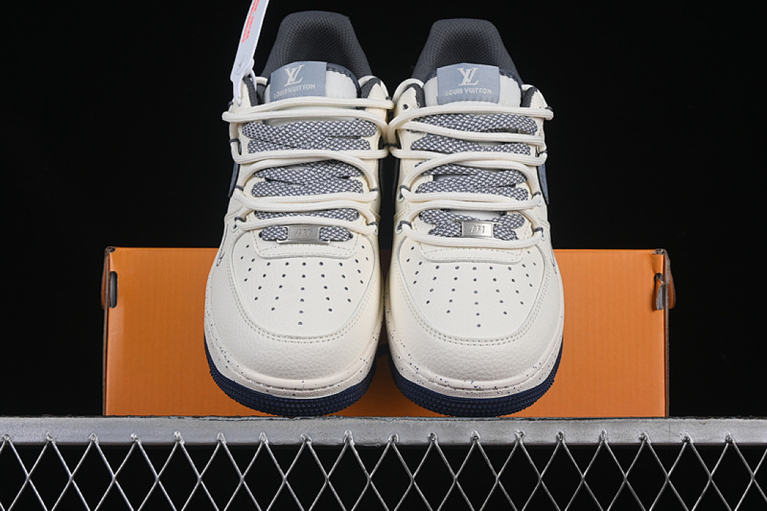 Nike [DM6868-066]-[AIR FORCE 1 07 LOW LV WHITE/GREY/BLUE]-[WOMAN:36-39]-[MAN:40-45] - Image 13