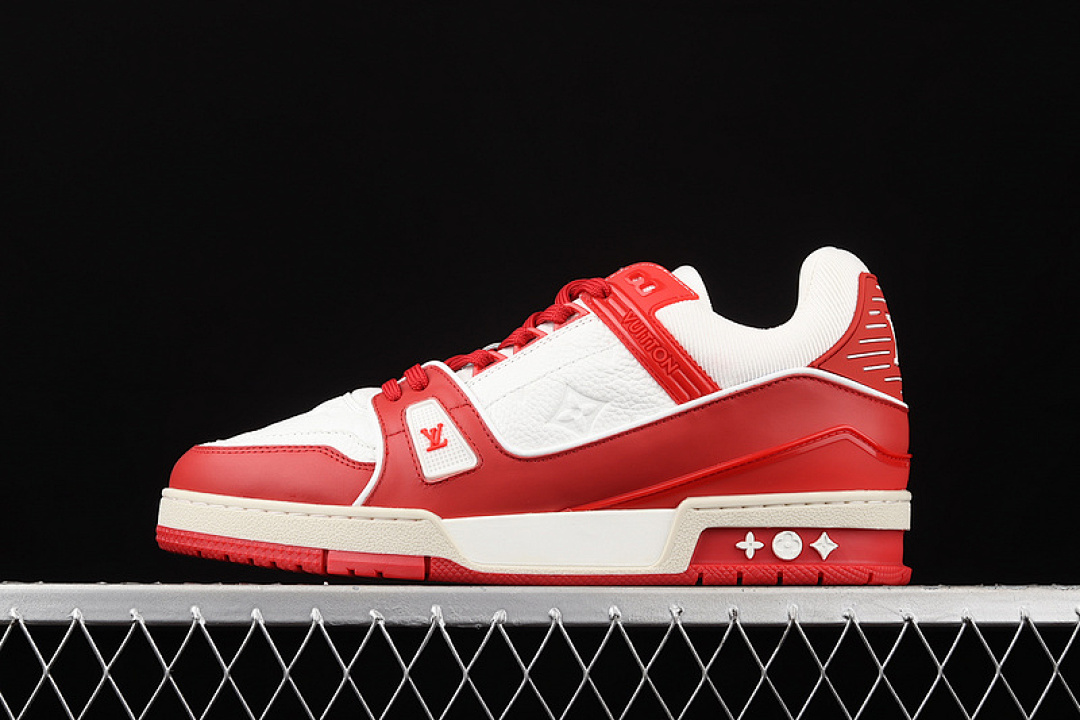 Louis Vuitton Louis Vuitton [L*V 2021SS TRAINER SHOES WHITE/WHITE/RED]-[MAN:38-45], photo 1