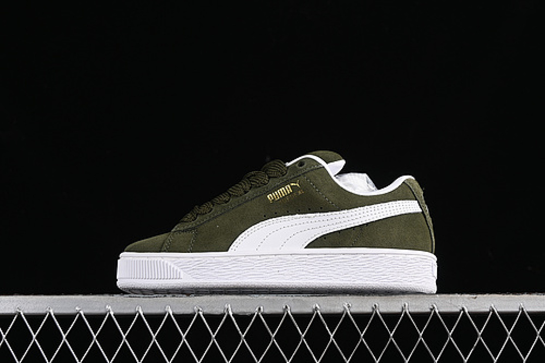 Puma [395205-13]-[PUMA SUEDE XL DARK OLIVE/WHITE]-[WOMAN:35.5-39]-[MAN:40-45], photo 1