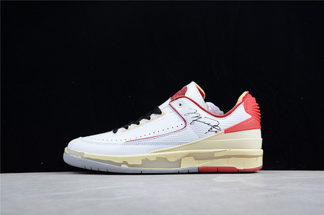 Off-White [DJ4375-106]-[OW X AIR JORDAN 2 RETRO LOW SP SAIL WHITE/WHITE/RED]-[MAN:40-46], photo 1