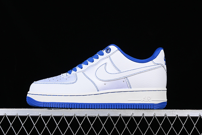 Nike Nike AIR FORCE 1 07 LOW WHITE/BLUE · CV1724-108, photo 1