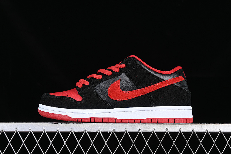 Nike DUNK LOW PRO SB JPACK BLACK/UNIVERSITY RED-BLACK · 304292-039, photo 1