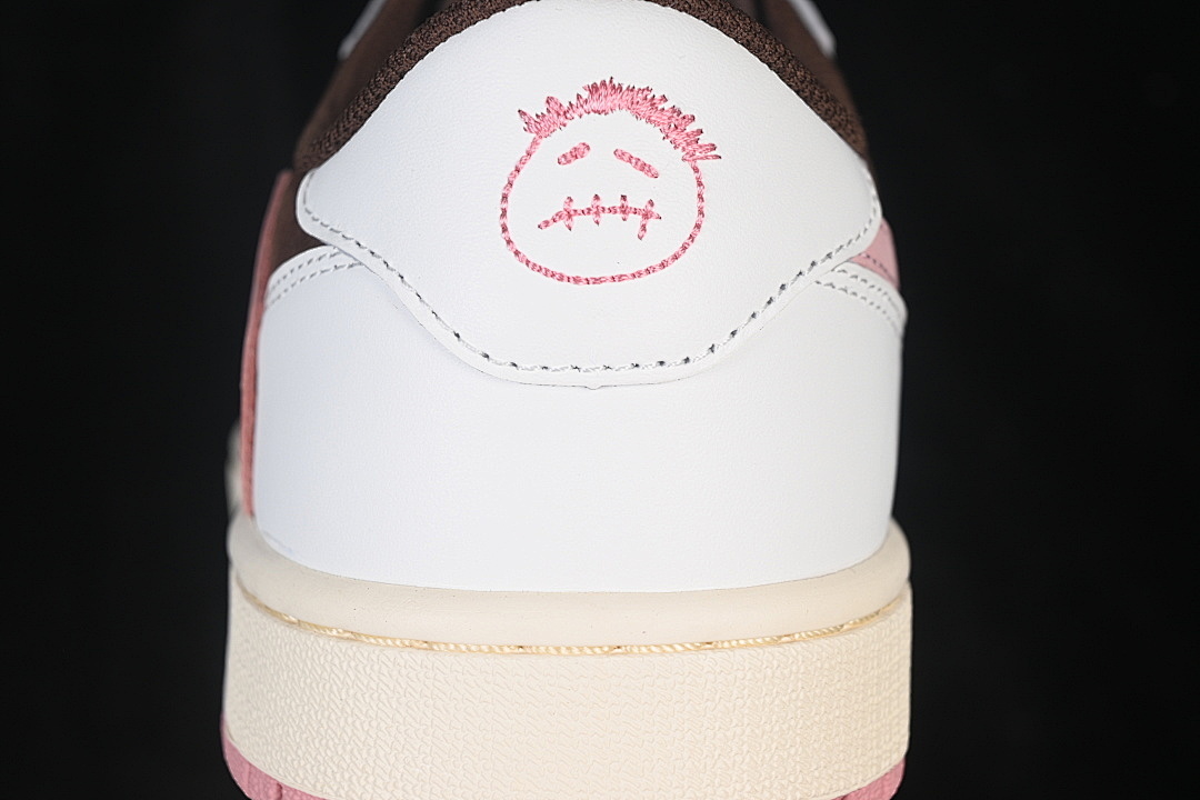 Jordan [DZ4137-206]-[TRAVIS SCOTT AIR JORDAN 1 LOW OG WHITE/BROWN/PINK]-[WOMAN:36-39]-[MAN:40-48.5] - Image 7