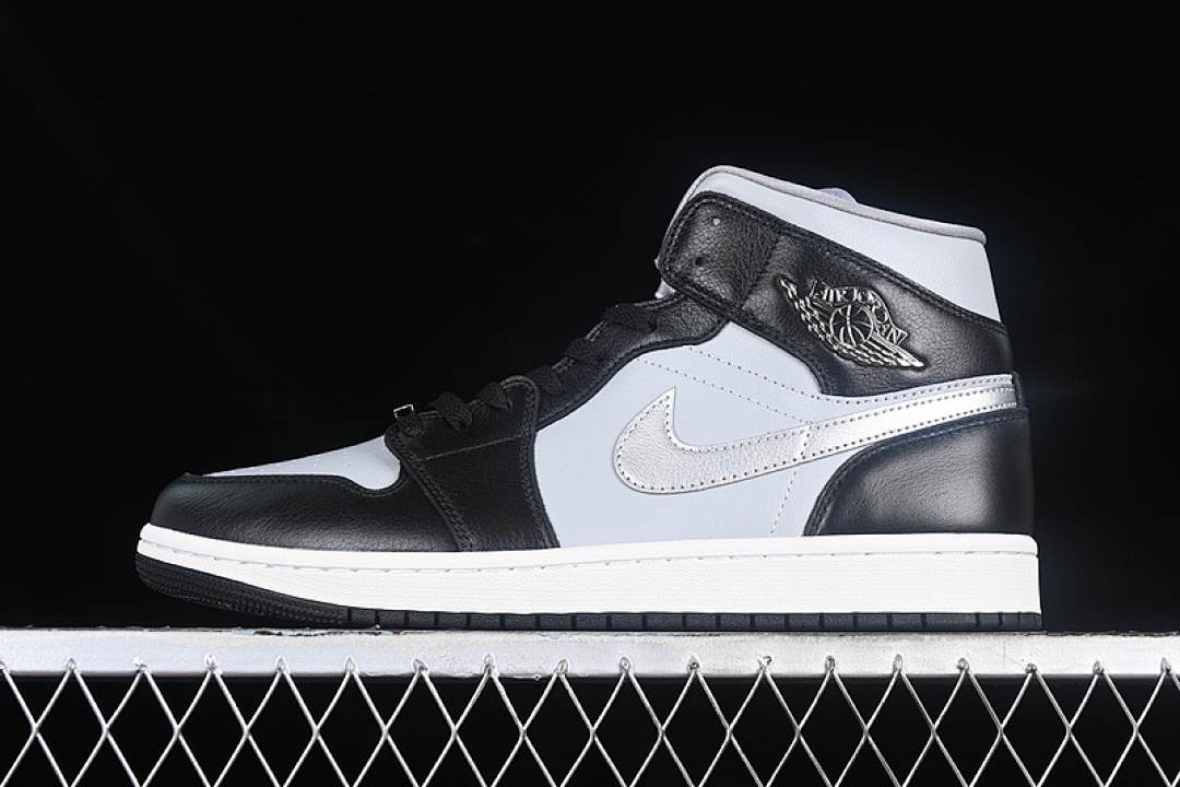 Jordan [FB9892-002]-[AIR JORDAN 1 MID SE BLACK/METALLIC SILVER/LIGHT SMOKE GREY/SAIL]-[UNISEX:35.5-46], photo 1